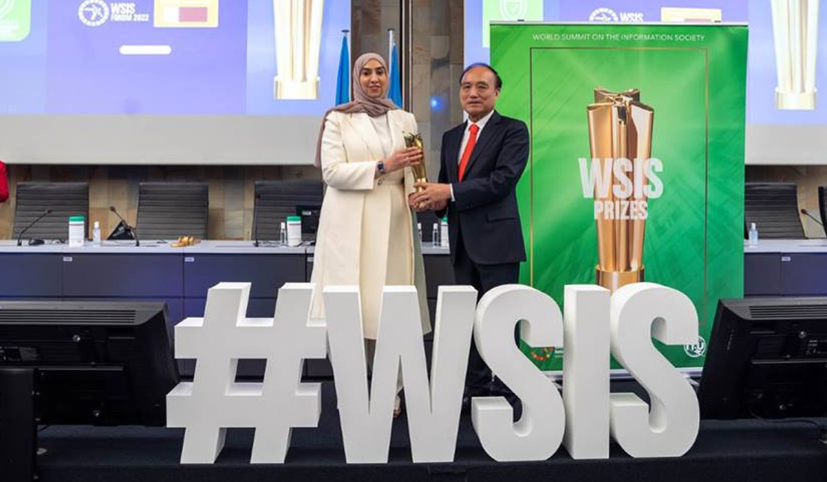 MCIT Won "Champions" Award in World Summit on Information Society 2022 Forum